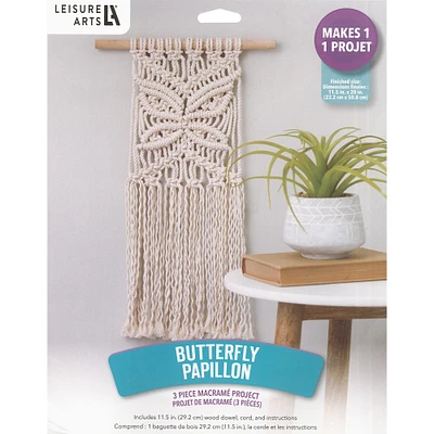 Leisure Arts Butterfly Macramé Kit