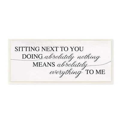 Stupell Industries Romantic Phrase Wooden Wall Plaque