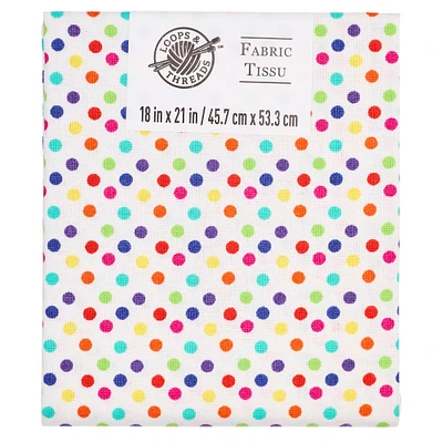 Multicolor Polka Dots Cotton Fabric by Loops & Threads®