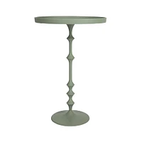 22.5" Sculptural Metal Side Table