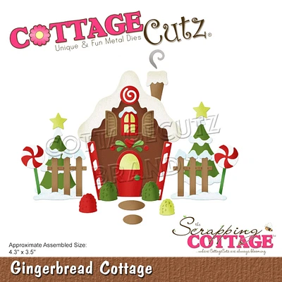 CottageCutz® Gingerbread Cottage Die