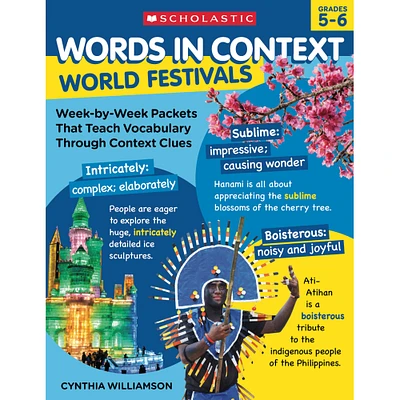 Scholastic Words in Context: World Festivals, Grades 5-6