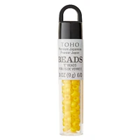 12 Pack: Toho® Yellow Opaque Japanese Glass Seed Beads, 6/0