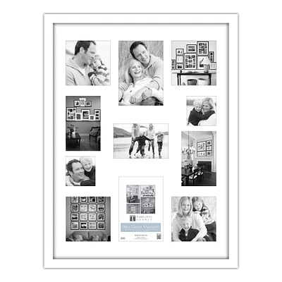 Timeless Frames® 11 Opening White Life's Great Moments Collage Frame