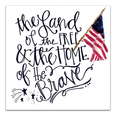 Land of the Free Canvas Wall Art