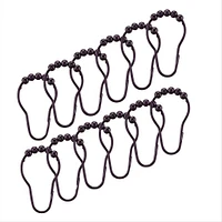 Bath Bliss Bronze 12 Piece Shower Curtain Rings