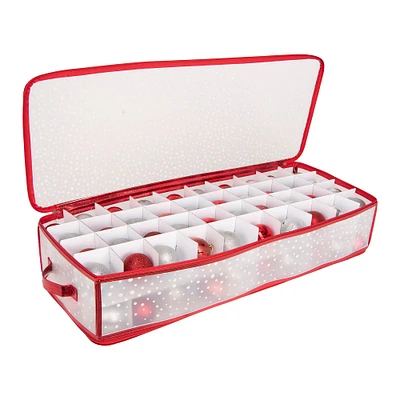 Simplify Red Ornament Storage Organizer