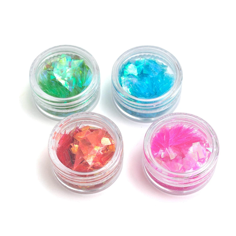 Color Pour Resin Bright Foil Flakes Set