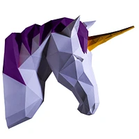 Papercraft World Unicorn 3D Papercraft Wall Art DIY Kit