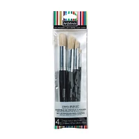 12 Packs: 4 ct. (48 total) Stencil Brush Set by ArtMinds™ DIY Home