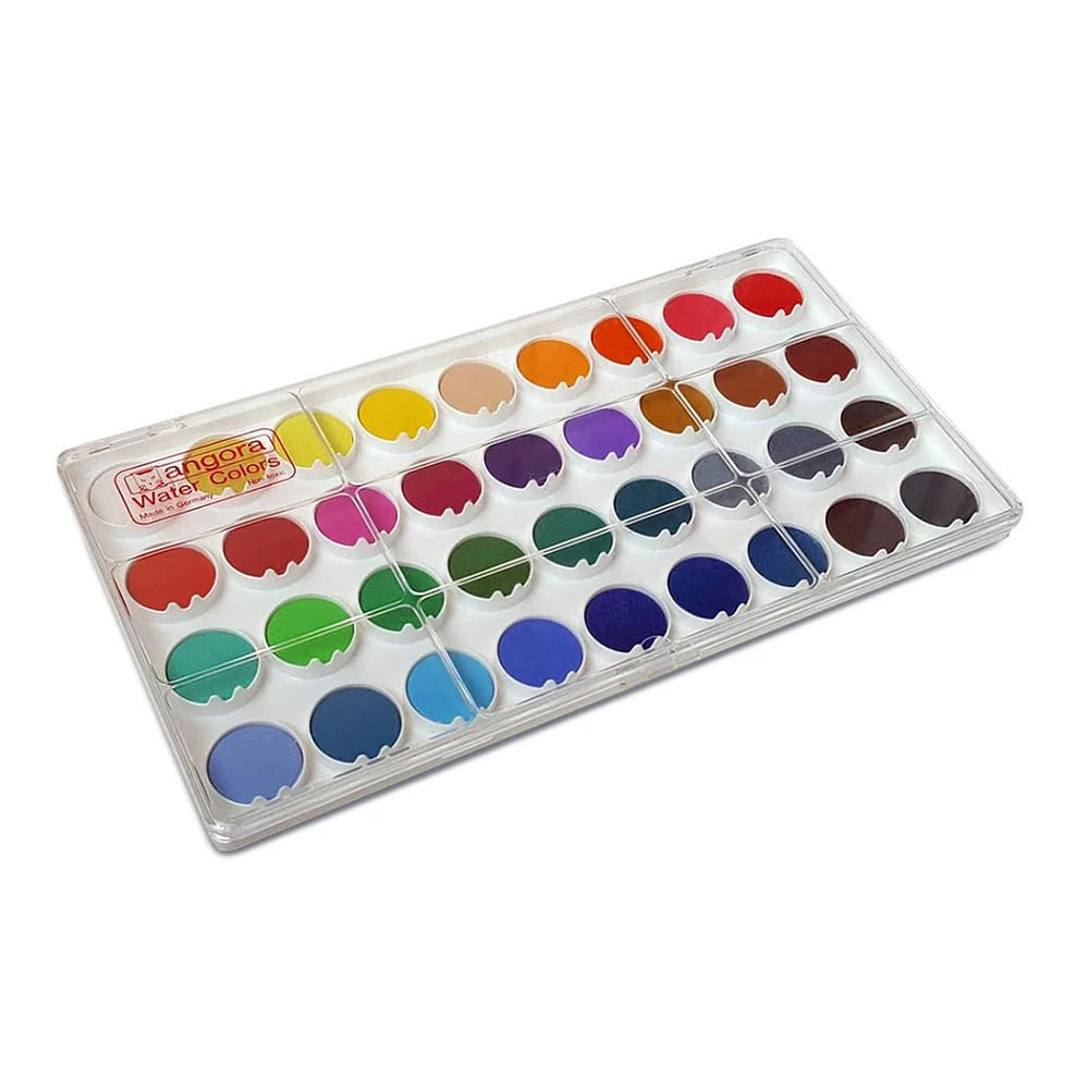 Angora 36 Color Watercolor Pan Set