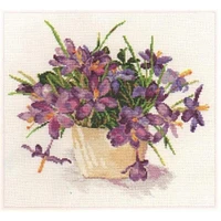 Alisa Blooming Garden. Crocuses Cross Stitch Kit