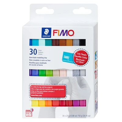 6 Packs: 30 ct. (180 total) Fimo® Color Sampler Oven-Bake Clay