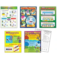 Trend Enterprises® Physical Science Learning Charts Combo Pack, 5ct.