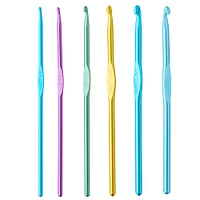 Anodized Crochet Hook Set by Loops & Threads®, E-J