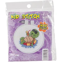 Janlynn® Kid Stitch Floating Turtle Counted Cross Stitch Kit