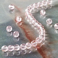 Preciosa Glass Crystal Round Beads, 4mm by Bead Landing™