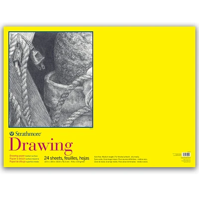Strathmore® 300 Series Drawing Paper Pad, 22" x 30"