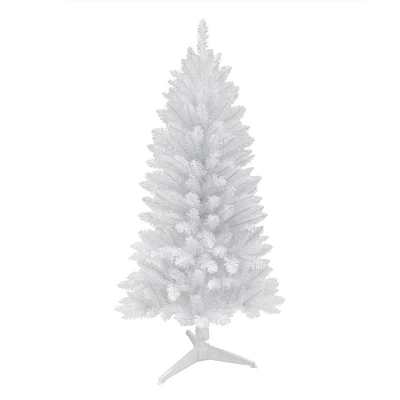 4ft. Unlit White Carson Artificial Pine Tree