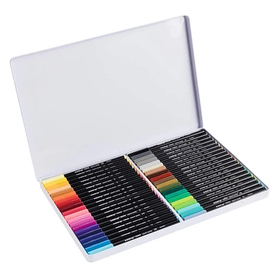 edding® 1300 Color Fiber Pen Tin Set, 40ct.