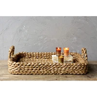 27" Bankuan Braided Tray with Handles