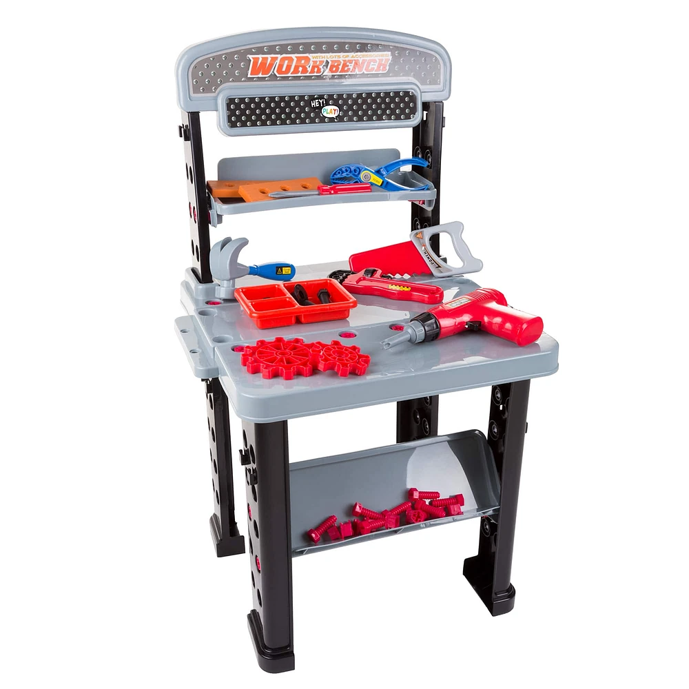 Toy Time Woodworking & Mechanic Workshop Tool Bench