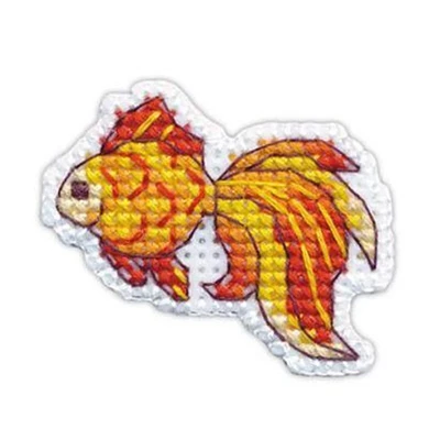 Oven Badge-Fish Cross Stitch Kit