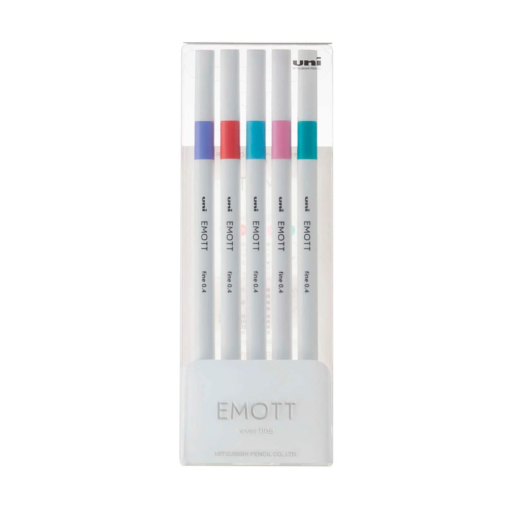 EMOTT Candy Pop 5 Color Fineliner Pen Set