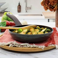 Martha Stewart Everyday 8" Sharkey Gray Aluminum Nonstick Frying Pan