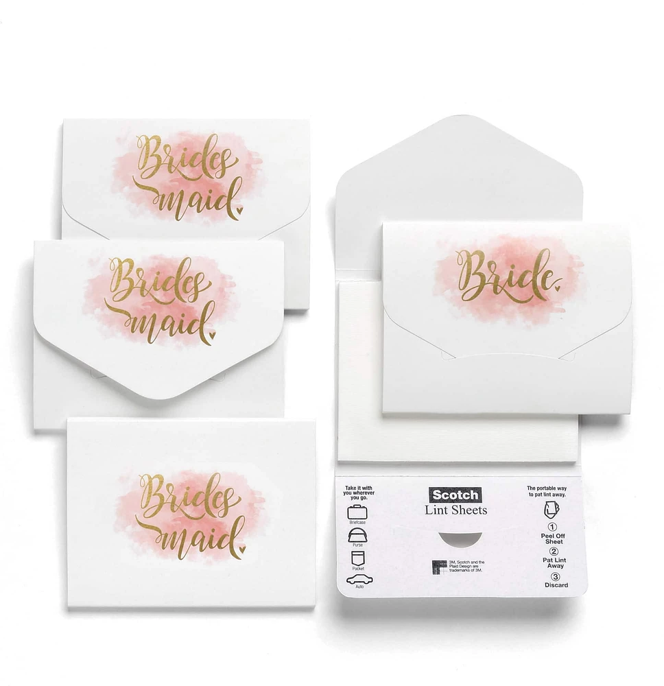 Hortense B. Hewitt Co. Bridal Party Pocket Lint Packs 