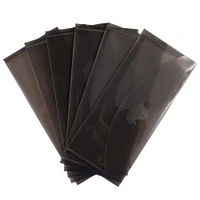 JAM Paper Smoke Gray Plastic Tuck Flap Closure 4.25" x 9.75" Envelopes, 12ct.