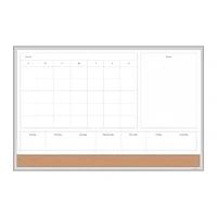 U Brands 36" x 24" 4N1 Magnetic Combo Board