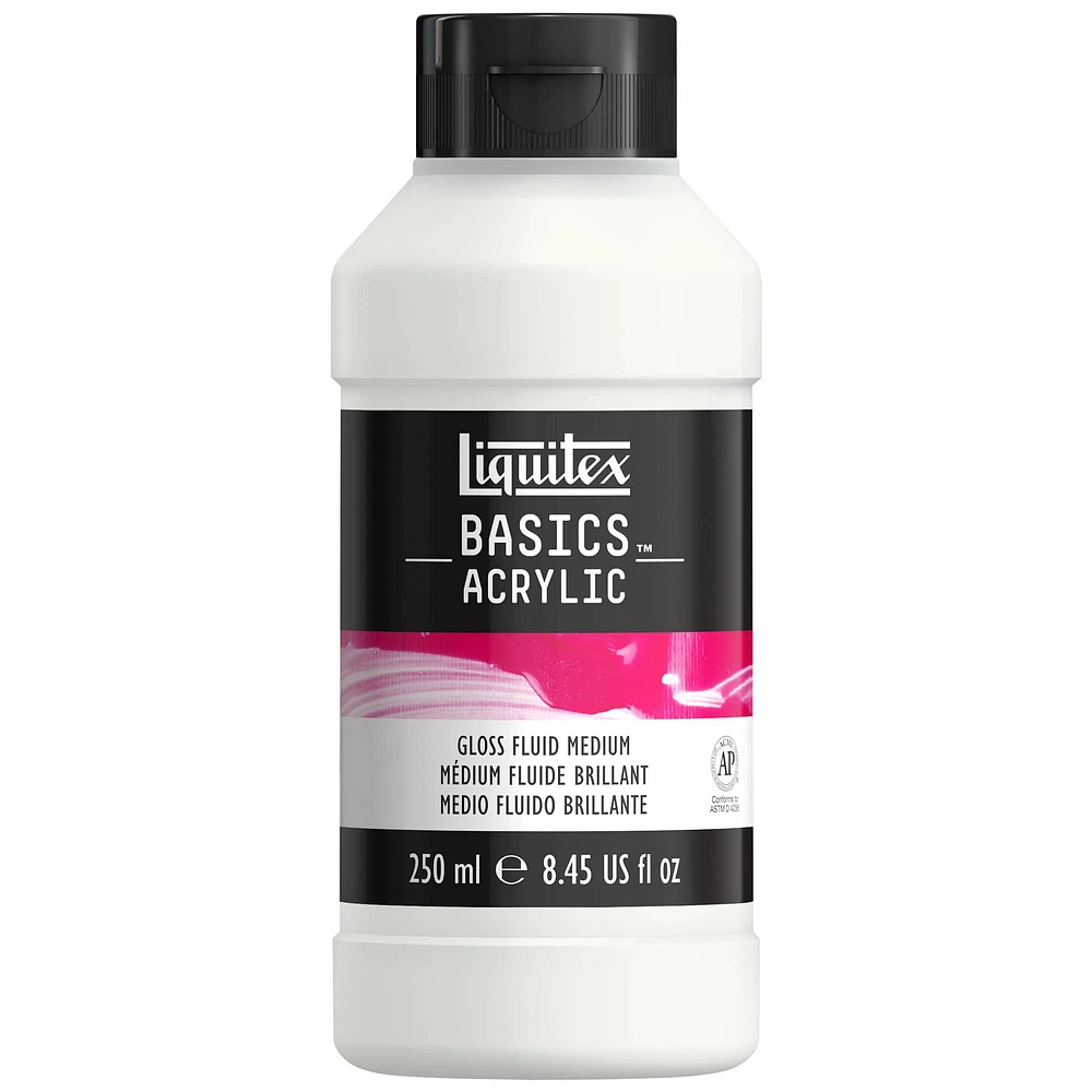 Liquitex® BASICS Gloss Fluid Medium, 250ml
