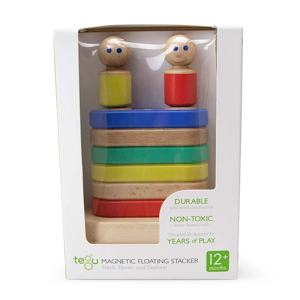 Tegu Magnetic Floating Wooden Stacker