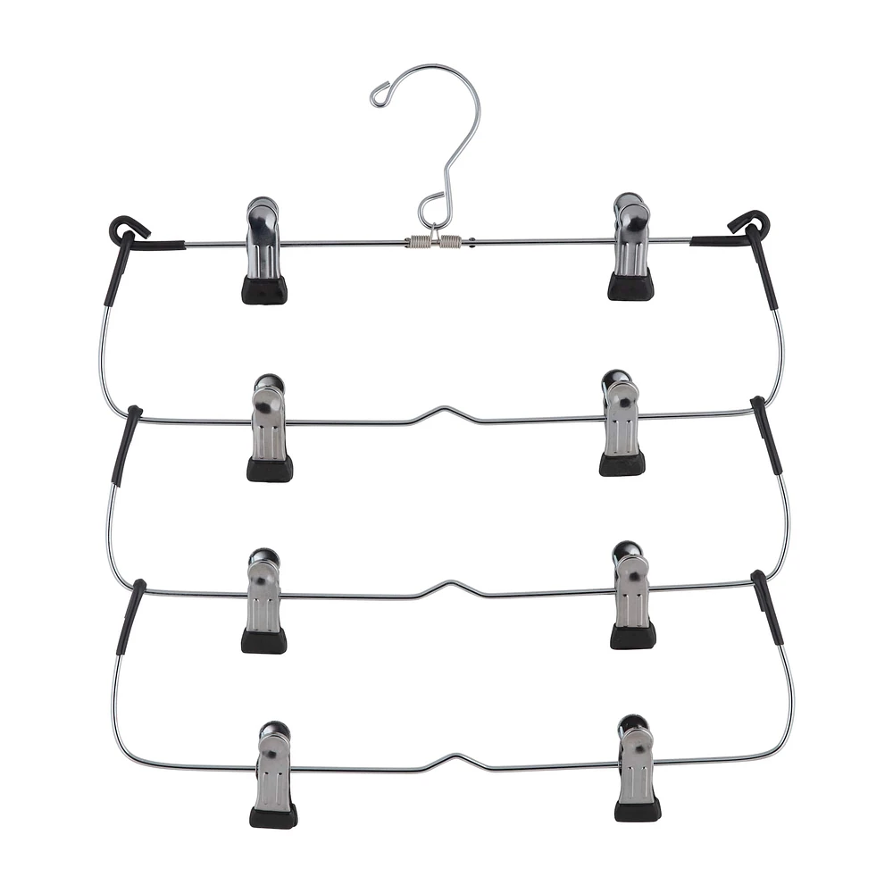 Organize It All 4 Tier Fold Up Skirt Hanger