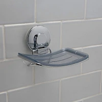 Bath Bliss Chrome Gel Suction Soap Dish