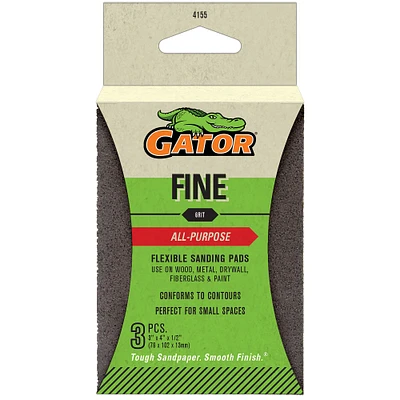 10 Packs: 3 ct. (30 total) Gator® Fine All Purpose Sanding Pads