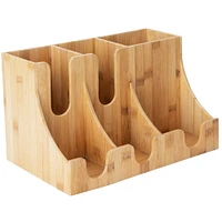 Mind Reader 2-Tier Bamboo Organizer