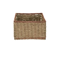 Household Essentials 5 Drawer Seagrass Wicker Storage Unit