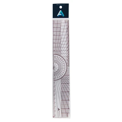 20 Pack: Art Alternatives 12" Protractor Ruler