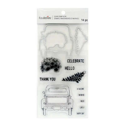 Farm Truck Clear Stamp & Die Set by Recollections™