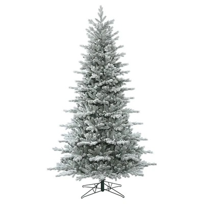 7.5ft. Unlit Frosted Eastern Fraser Fir Artificial Christmas Tree