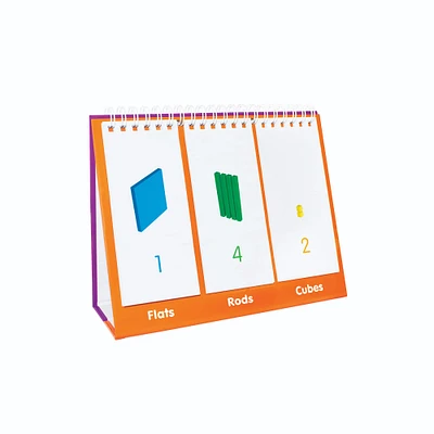 Junior Learning® Base Ten Educational Flip Card Set