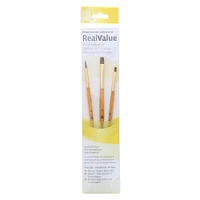 Packs: ct. ( total) Princeton™ RealValue™ Synthetic Hair Brush Set