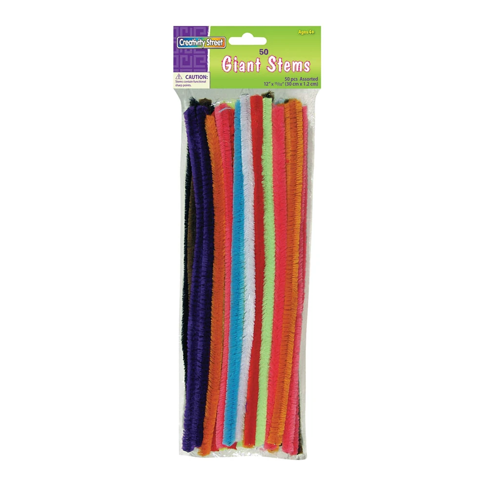 Creativity Street® Assorted Giant Chenille Stems, 50ct.