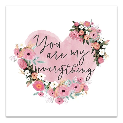 You Are My Everything Canvas Wall Art