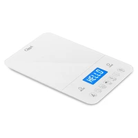 Ozeri Touch III White 22lb. Baker's Kitchen Scale with Calorie Counter