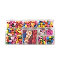 8 Pack: Multicolor Assorted Wood Bead Box Kit by Creatology™