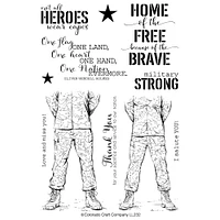 Colorado Craft Company Military Strong Clear Stamps