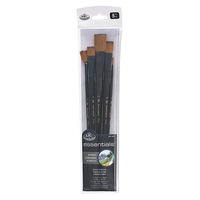 9 Pack: Royal & Langnickel® Essentials™ Bright Brush Set